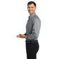 Port Authority® Long Sleeve Carefree Poplin Shirt - Gusty Grey