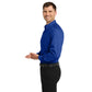 Port Authority® Long Sleeve Carefree Poplin Shirt - True Royal