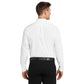 Port Authority® Long Sleeve Carefree Poplin Shirt - White