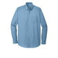 Port Authority® Long Sleeve Carefree Poplin Shirt - Carolina Blue
