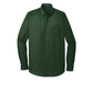 Port Authority® Long Sleeve Carefree Poplin Shirt - Deep Forest Green