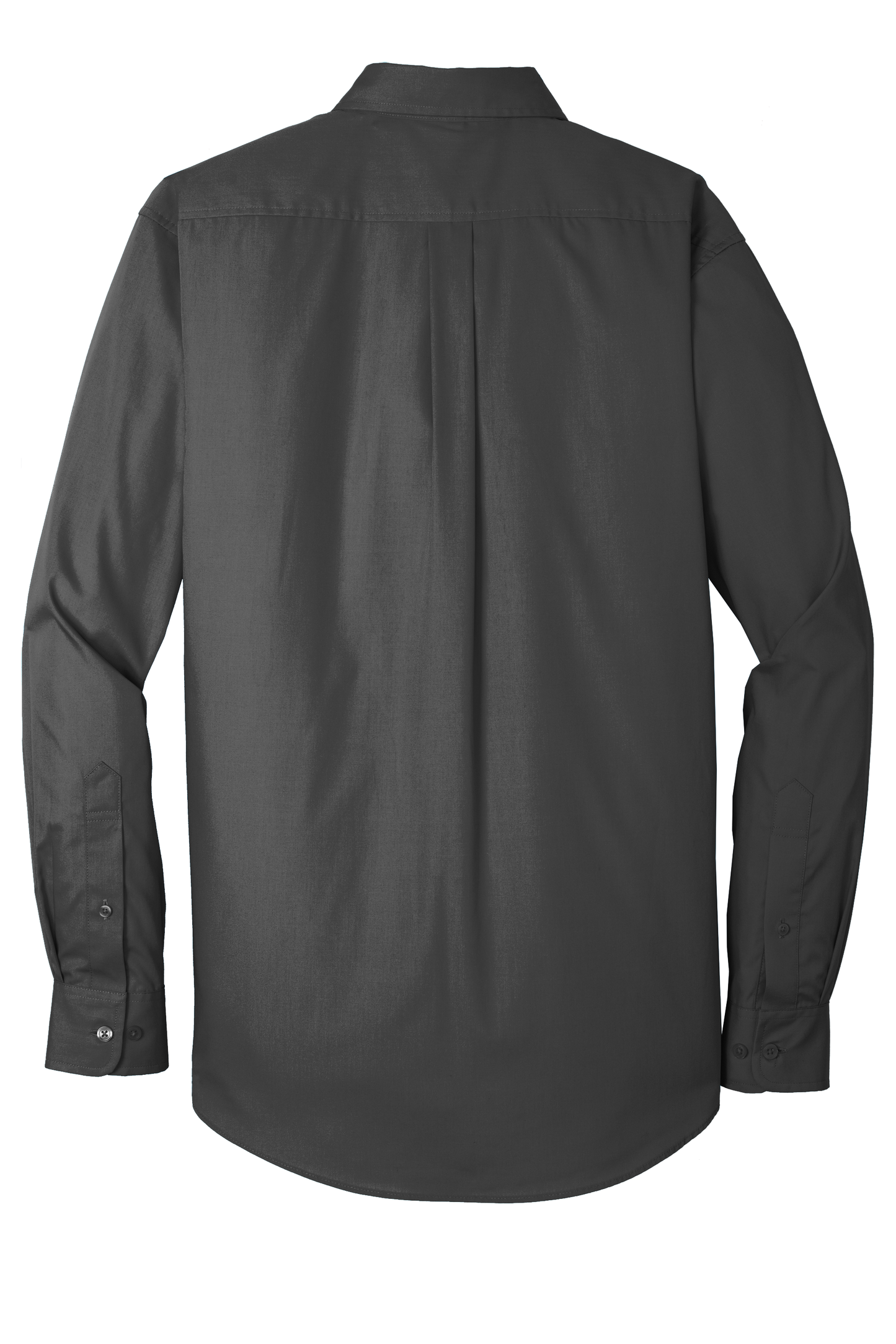 Port Authority® Long Sleeve Carefree Poplin Shirt - Graphite