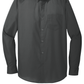 Port Authority® Long Sleeve Carefree Poplin Shirt - Graphite