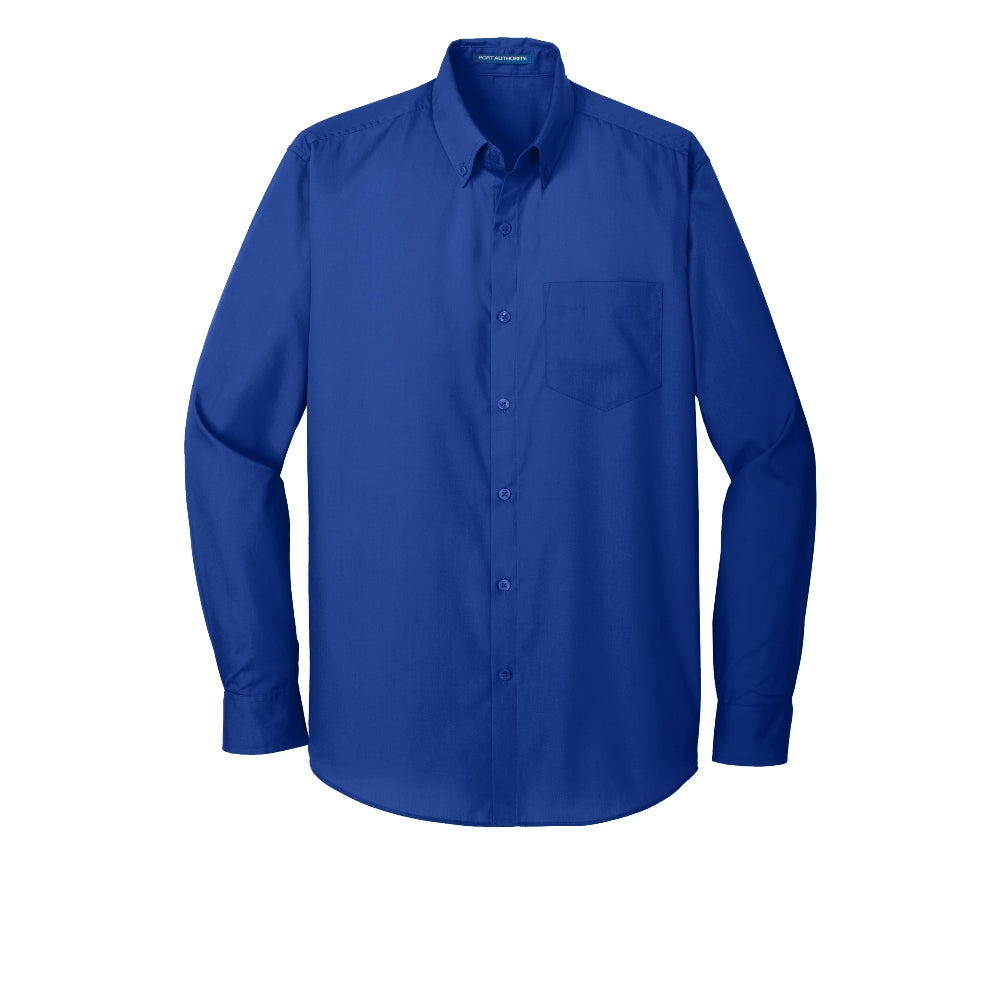 Port Authority® Long Sleeve Carefree Poplin Shirt - True Royal