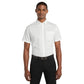 Port Authority® Short Sleeve Carefree Poplin Shirt - White