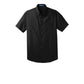 Port Authority® Short Sleeve Carefree Poplin Shirt - Deep Black