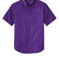 Port Authority® Short Sleeve SuperPro React™ Twill Shirt - Purple