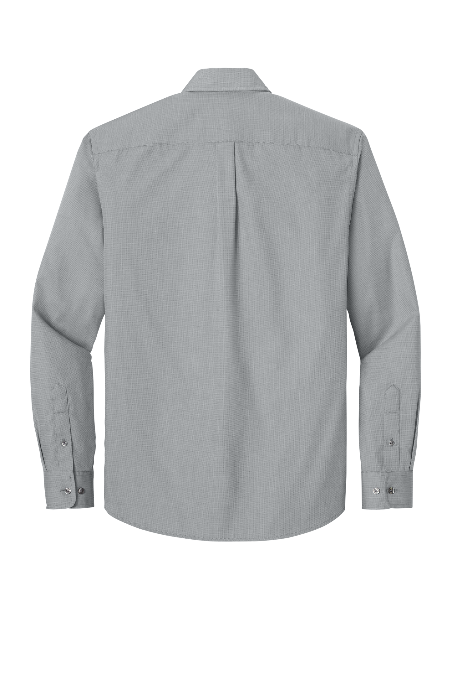 Port Authority® Long Sleeve Nailhead Easy Care Shirt - Gusty Grey
