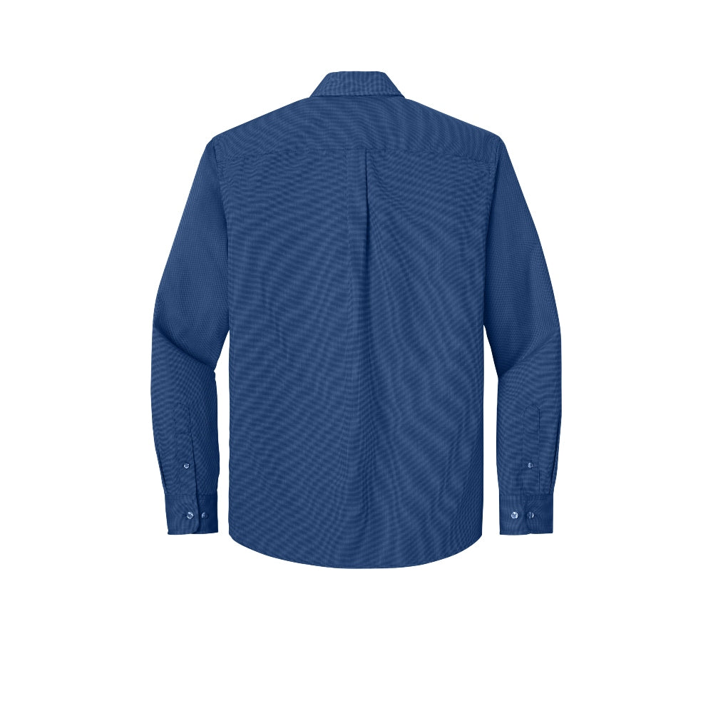 Port Authority® Long Sleeve Nailhead Easy Care Shirt - Mediterranean Blue
