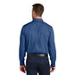 Port Authority® Long Sleeve Nailhead Easy Care Shirt - Mediterranean Blue