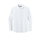 Port Authority® Long Sleeve Nailhead Easy Care Shirt - White