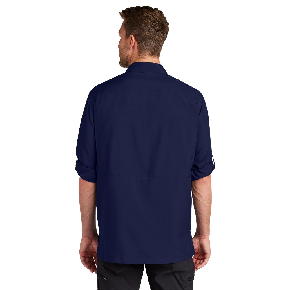 Port Authority® Long Sleeve UV Daybreak Shirt - True Navy