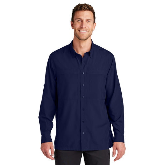 Port Authority® Long Sleeve UV Daybreak Shirt - True Navy