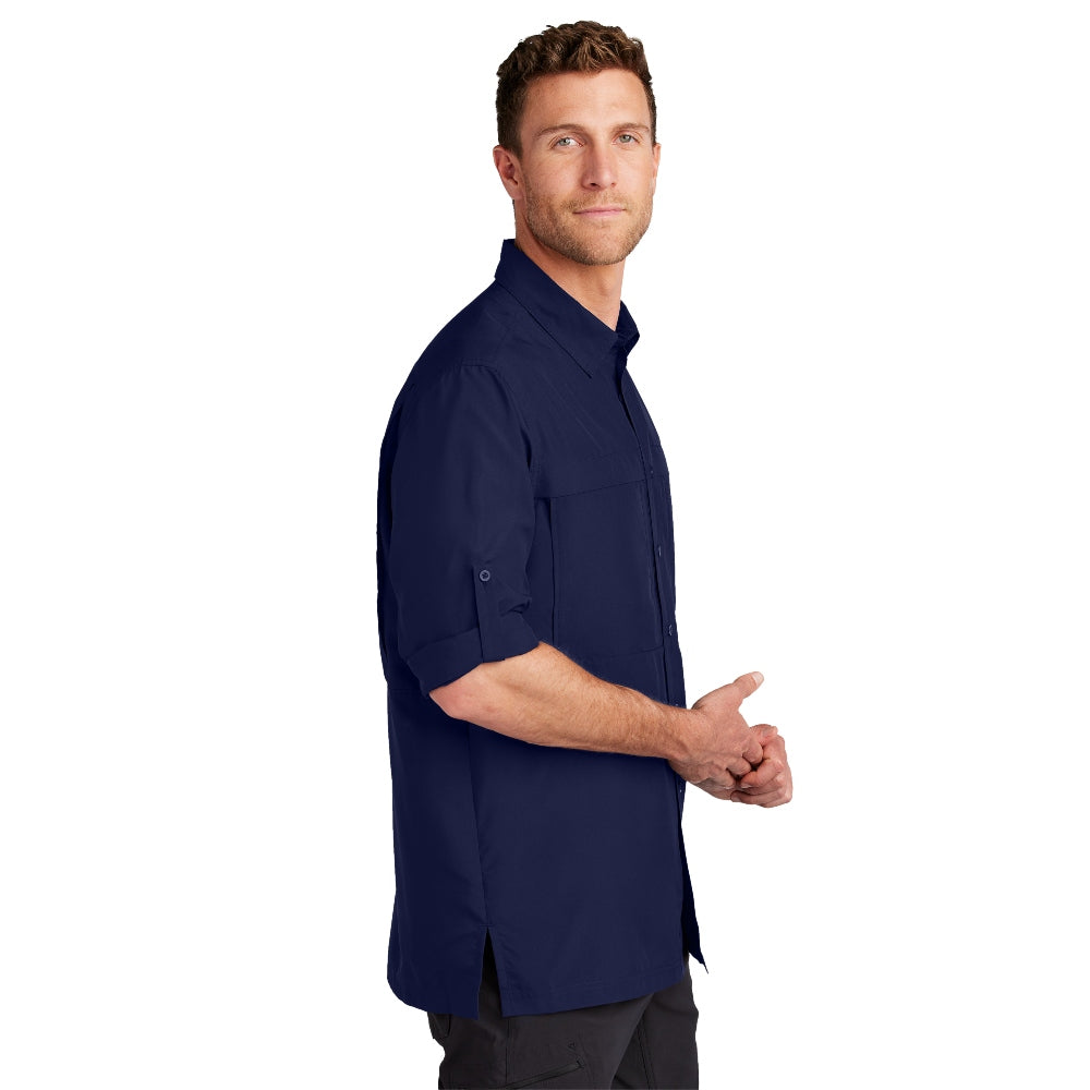 Port Authority® Long Sleeve UV Daybreak Shirt - True Navy