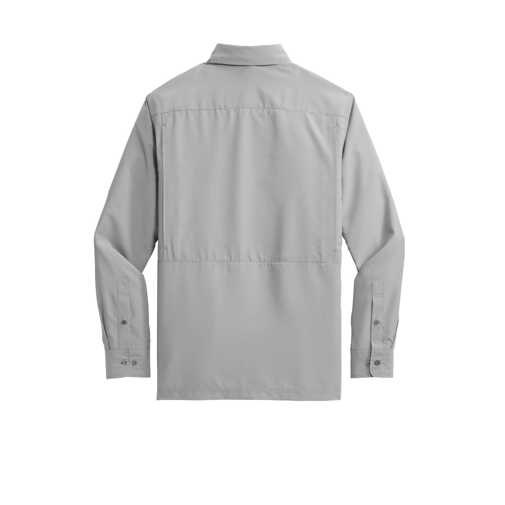 Port Authority® Long Sleeve UV Daybreak Shirt - Gusty Grey