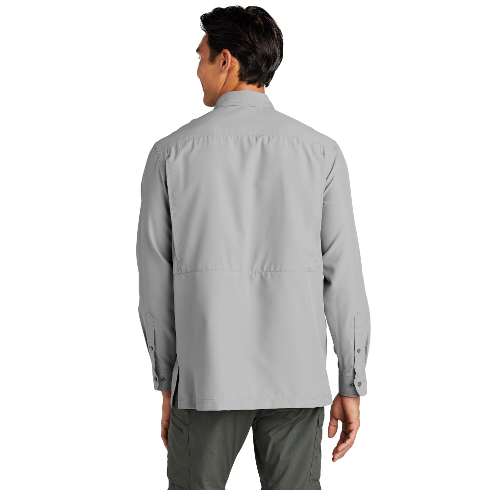 Port Authority® Long Sleeve UV Daybreak Shirt - Gusty Grey