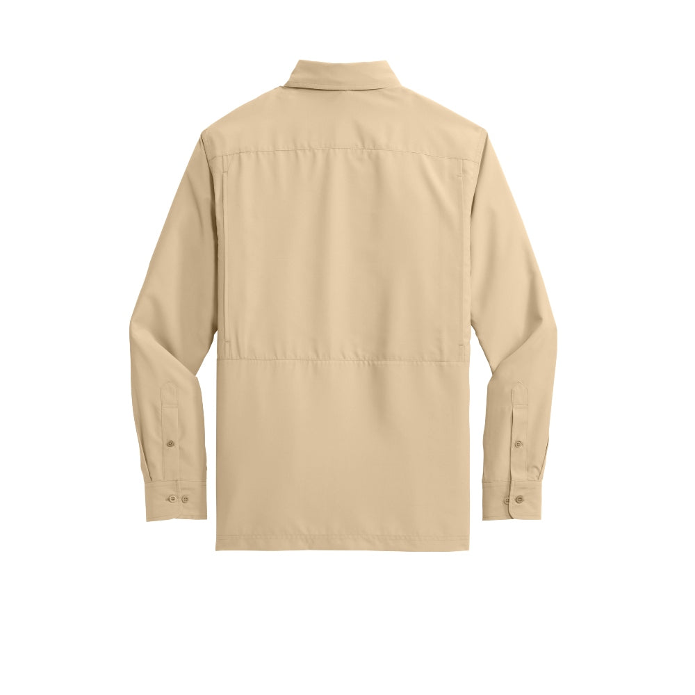Port Authority® Long Sleeve UV Daybreak Shirt - Oat