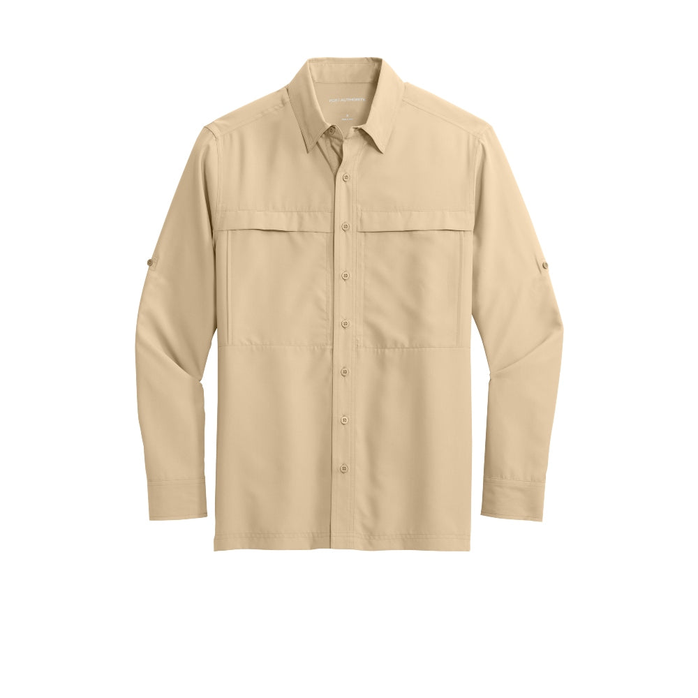Port Authority® Long Sleeve UV Daybreak Shirt - Oat
