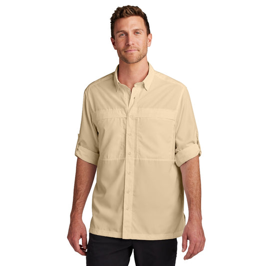 Port Authority® Long Sleeve UV Daybreak Shirt - Oat
