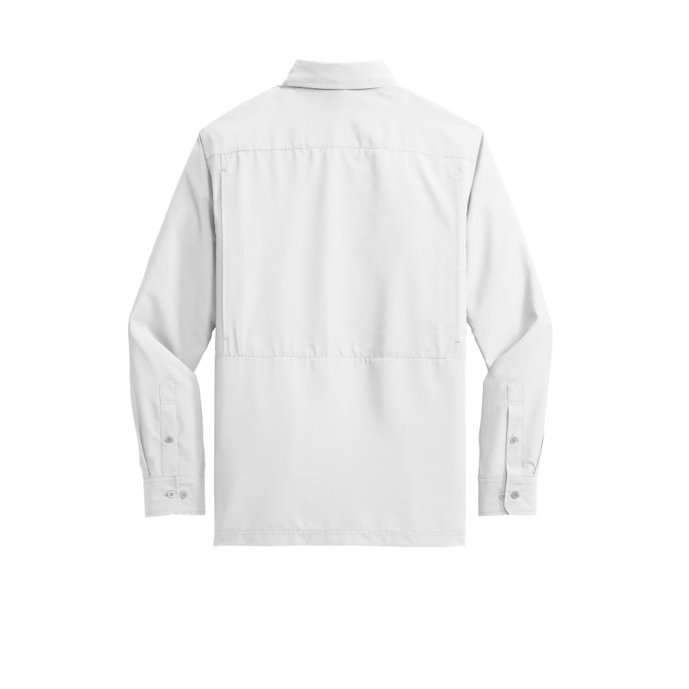 Port Authority® Long Sleeve UV Daybreak Shirt - White