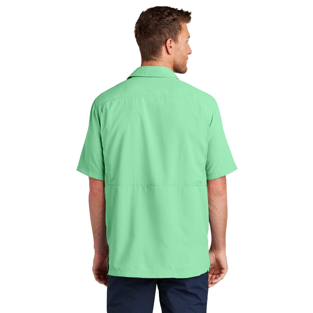 Port Authority® Short Sleeve UV Daybreak Shirt - Bright Seafoam