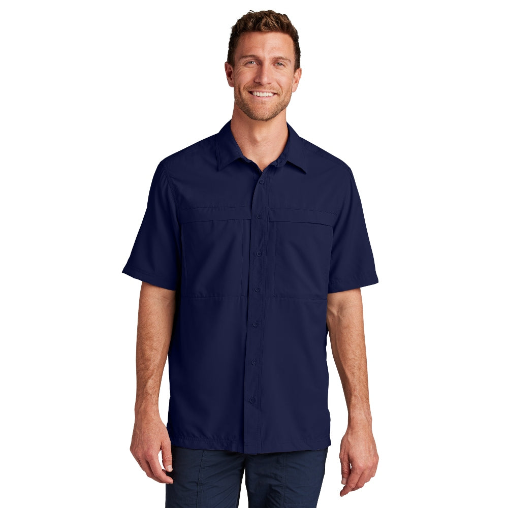 Port Authority® Short Sleeve UV Daybreak Shirt - True Navy