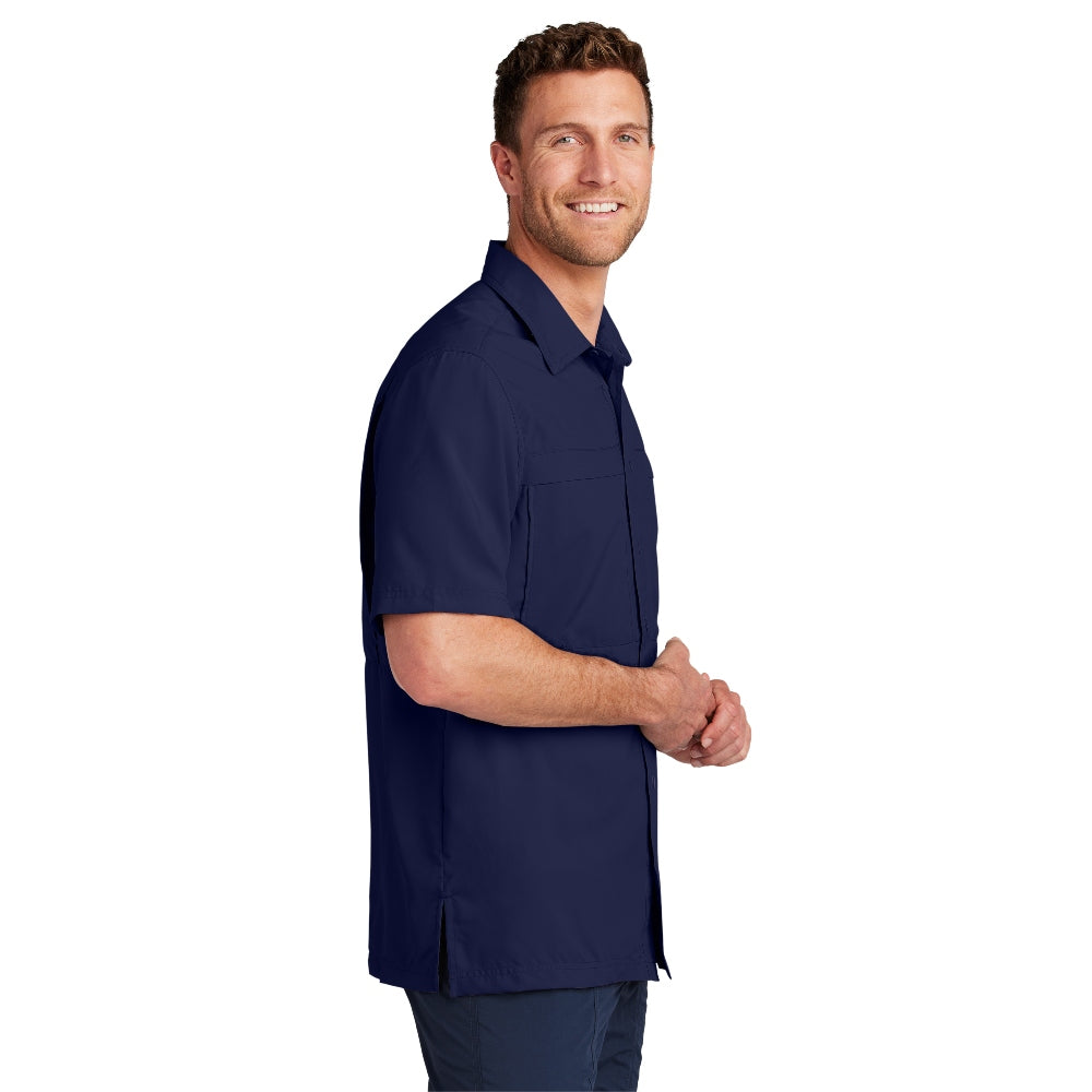 Port Authority® Short Sleeve UV Daybreak Shirt - True Navy