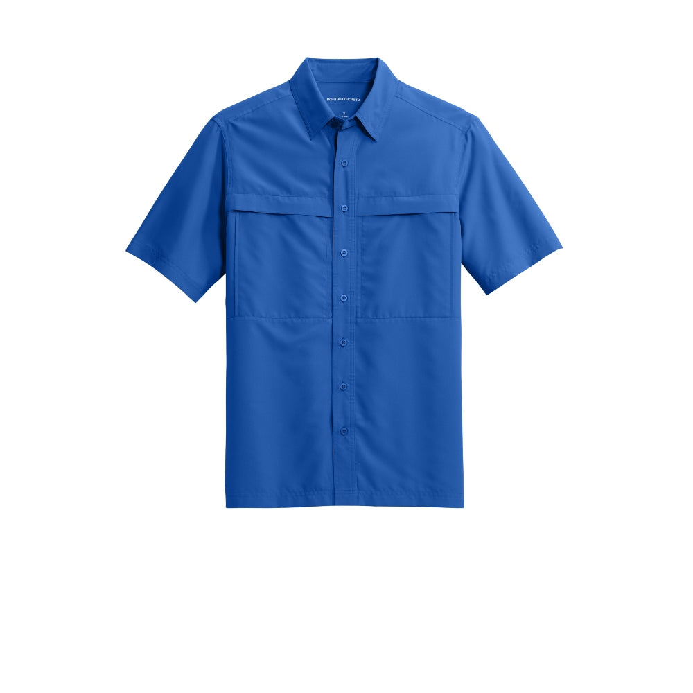 Port Authority® Short Sleeve UV Daybreak Shirt - True Royal