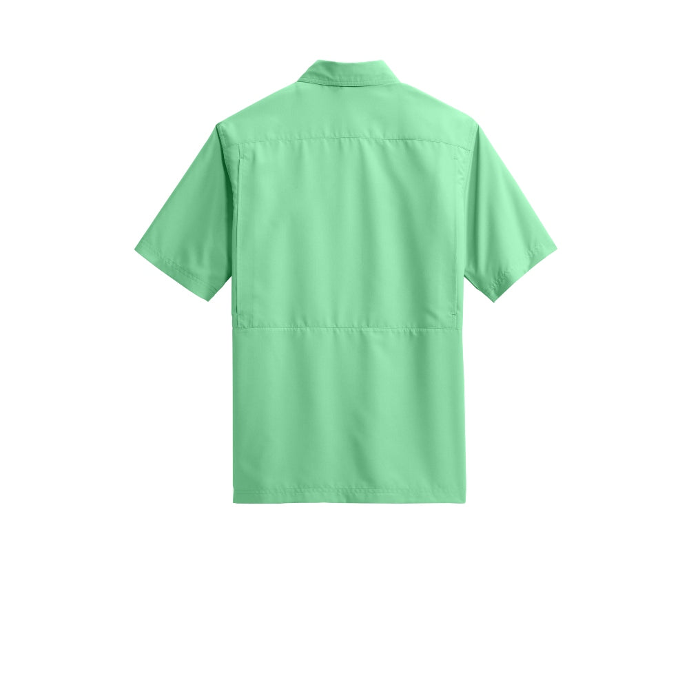 Port Authority® Short Sleeve UV Daybreak Shirt - Bright Seafoam