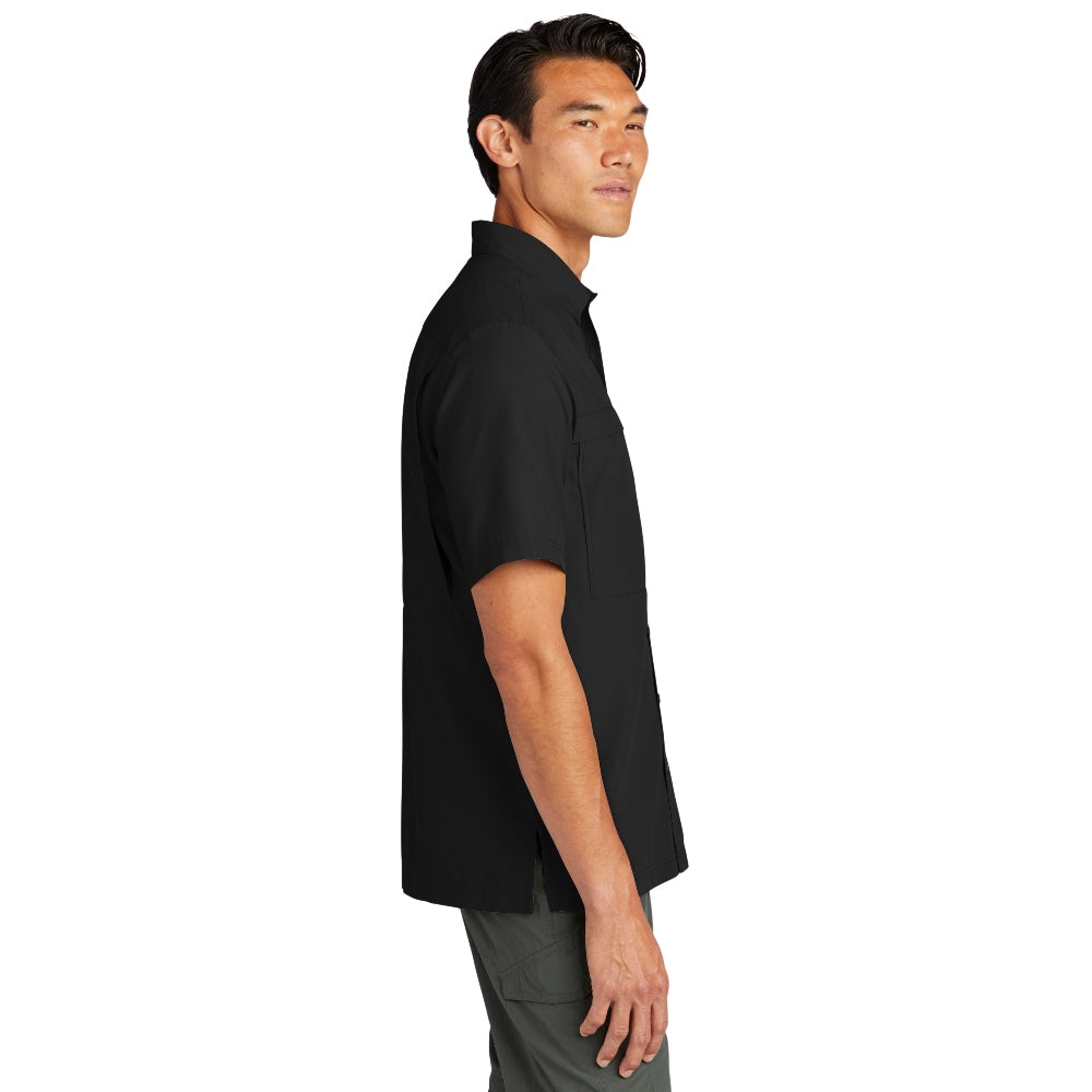 Port Authority® Short Sleeve UV Daybreak Shirt - Deep Black
