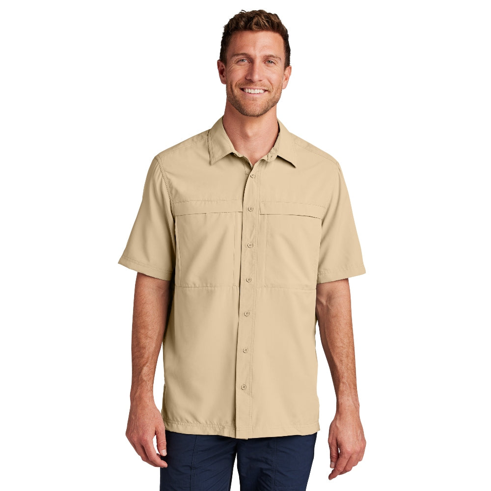 Port Authority® Short Sleeve UV Daybreak Shirt - Oat