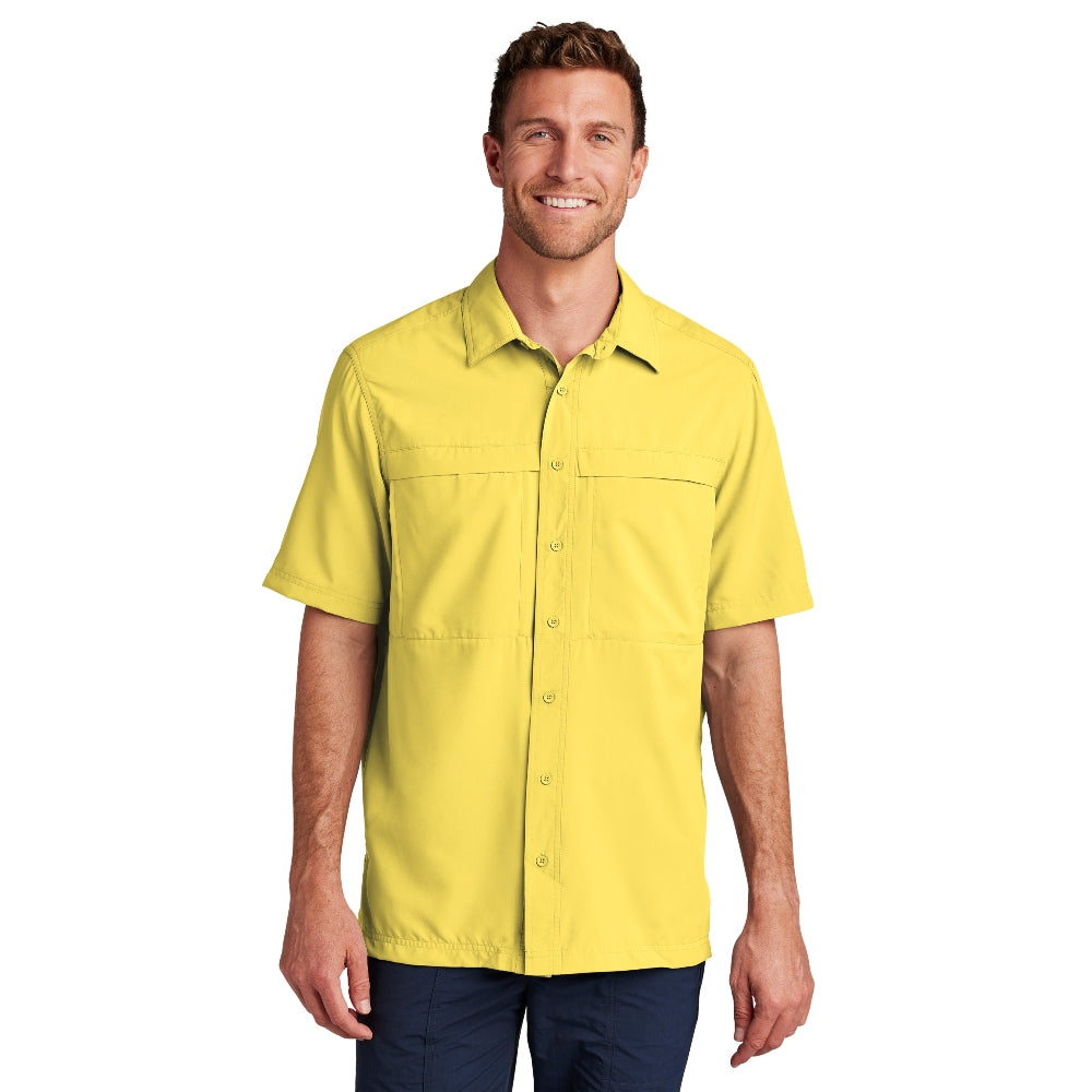 Port Authority® Short Sleeve UV Daybreak Shirt - Yellow