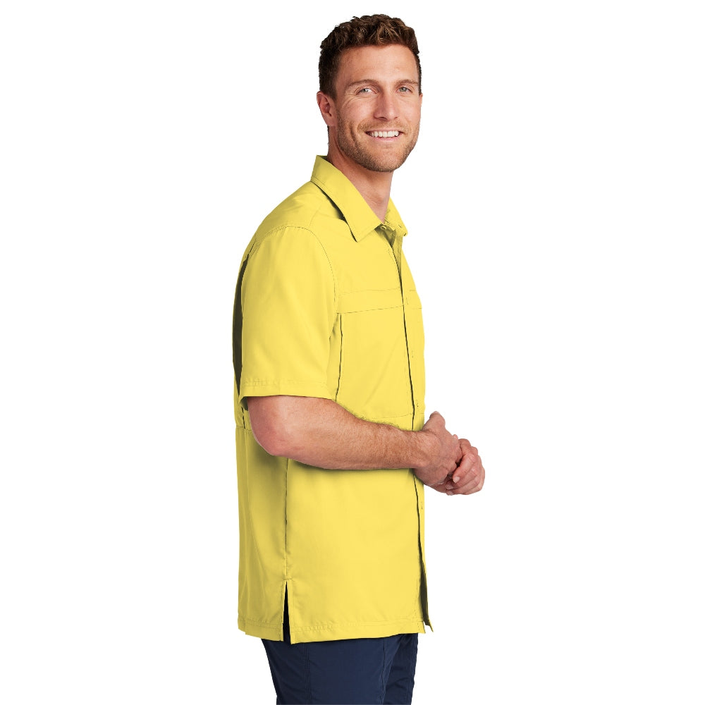 Port Authority® Short Sleeve UV Daybreak Shirt - Yellow