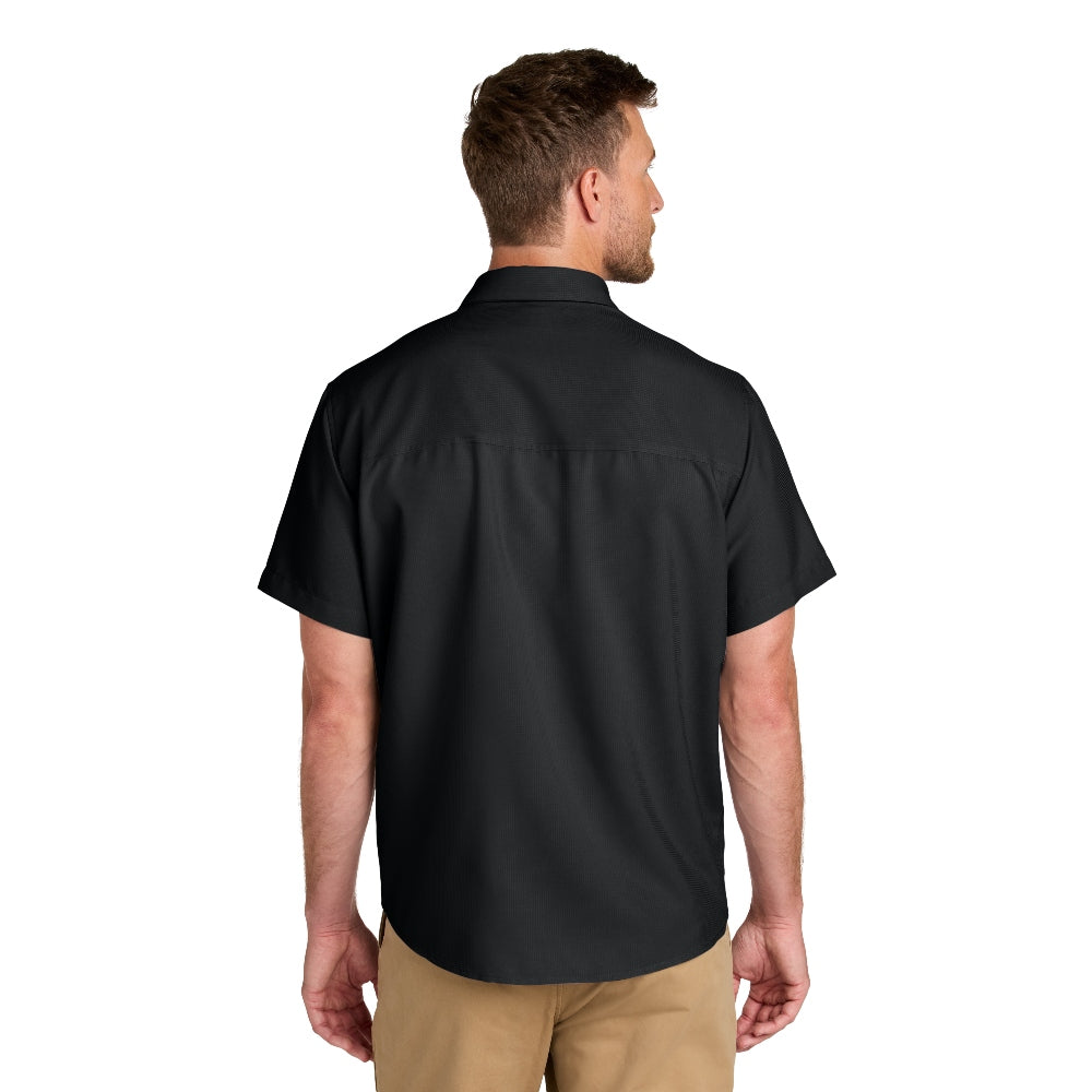 Port Authority® Short Sleeve UV Dockside Shirt - Deep Black
