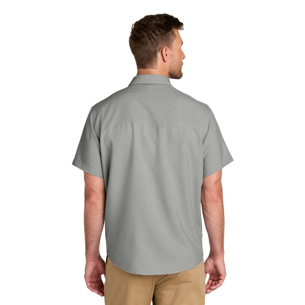 Port Authority® Short Sleeve UV Dockside Shirt - Gusty Grey