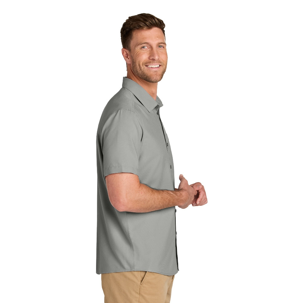 Port Authority® Short Sleeve UV Dockside Shirt - Gusty Grey