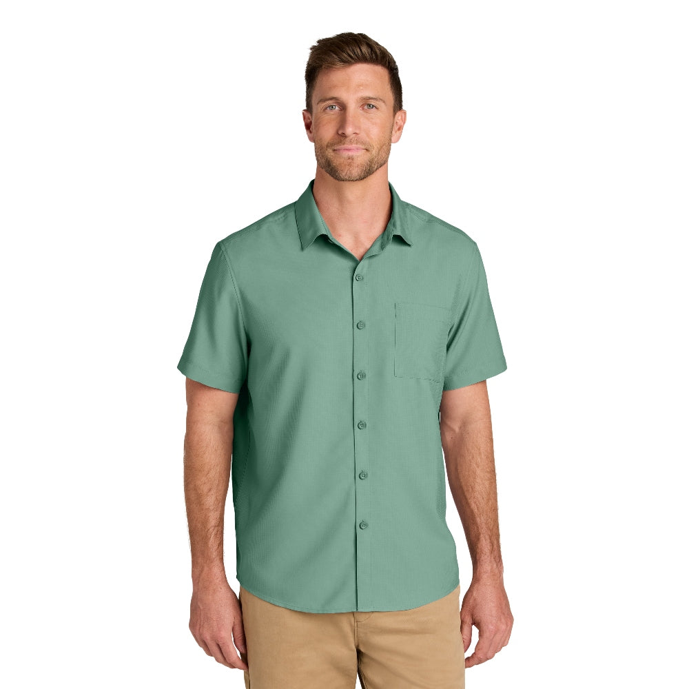 Port Authority® Short Sleeve UV Dockside Shirt - Sage
