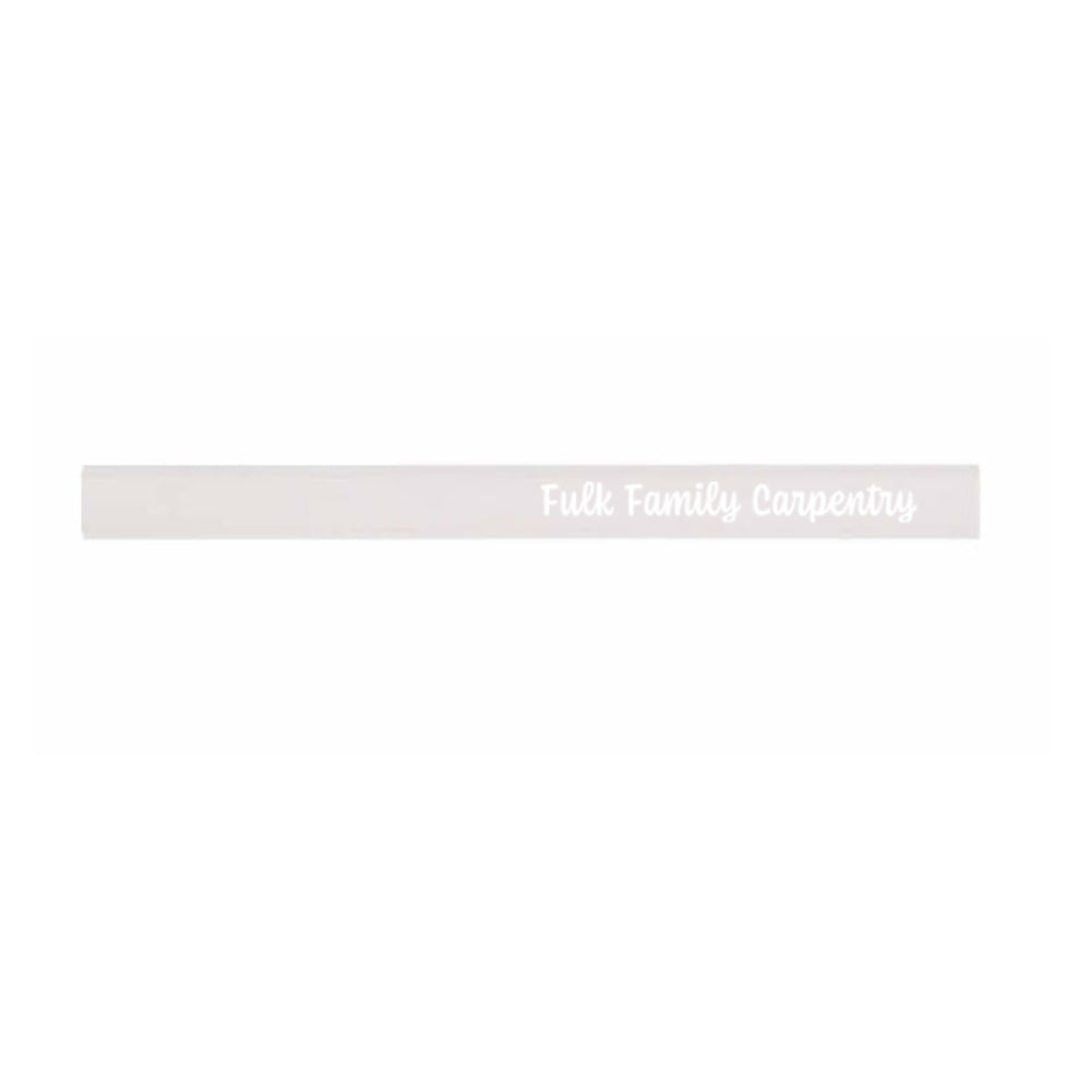 Handy Carpenter Pencil - White