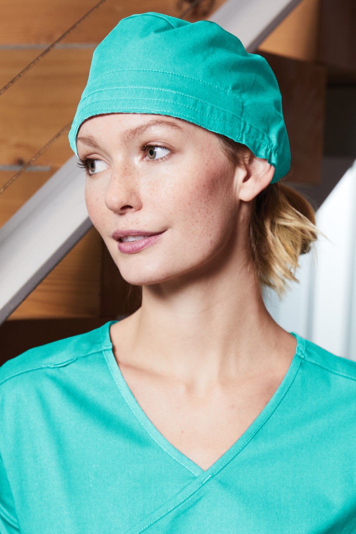 WonderWink® WorkFlex™ Scrub Cap - Teal Blue
