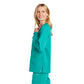 Wink™ Women’s Premiere Flex™ Full-Zip Scrub Jacket - Teal Blue
