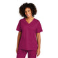 WonderWink® Women’s WorkFlex™ Mock Wrap Top - Wine