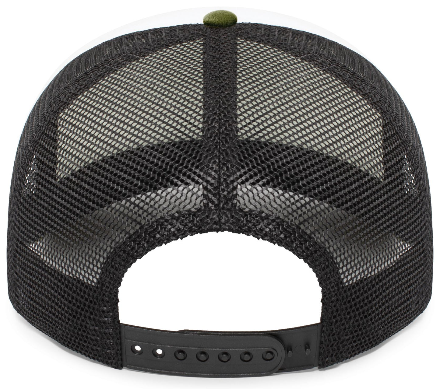 Pacific Headwear Foamie Fresh Trucker Cap - White/Black/Moss