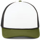 Pacific Headwear Foamie Fresh Trucker Cap - White/Black/Moss