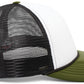 Pacific Headwear Foamie Fresh Trucker Cap - White/Black/Moss