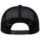 Pacific Headwear Trucker Snapback Cap - White/Navy