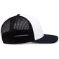 Pacific Headwear Trucker Snapback Cap - White/Navy