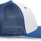 Pacific Headwear Trucker PacFlex Cap - White/Royal/Royal
