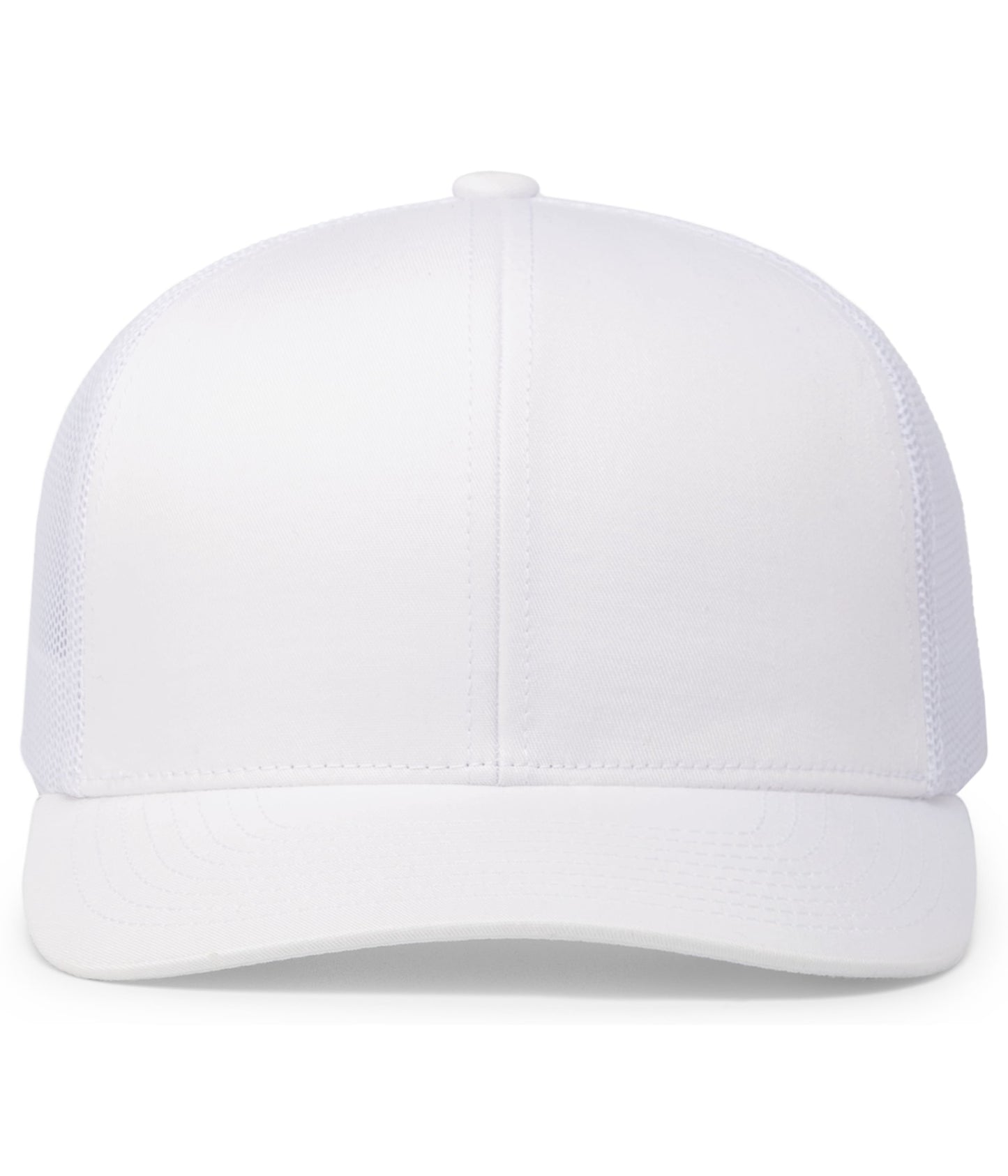Pacific Headwear Trucker Snapback Cap - White