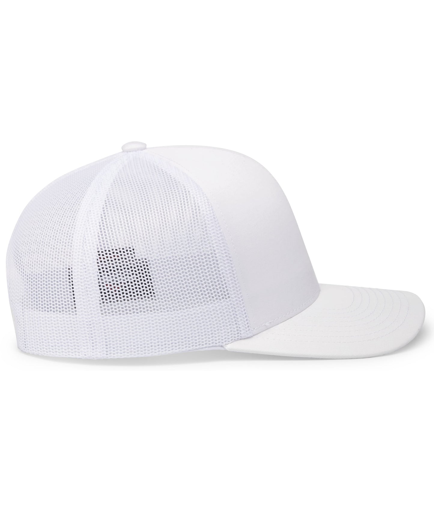 Pacific Headwear Trucker Snapback Cap - White