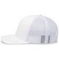 Pacific Headwear Trucker Snapback Cap - White